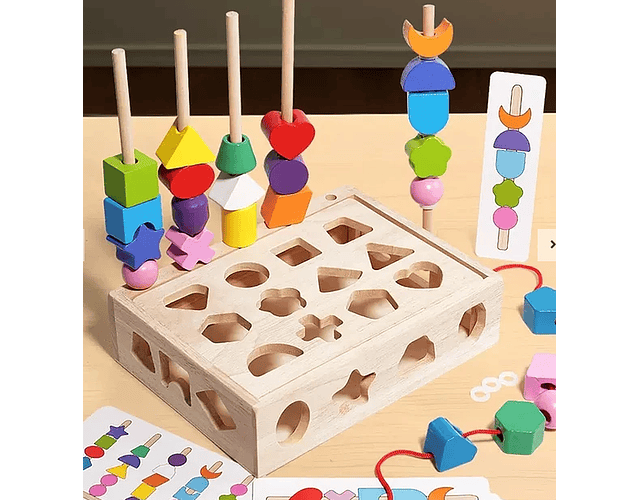 Juguete Didactico De Encaje Y Motrocidad 36+