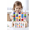 Juguete Didactico De Encaje Y Motrocidad 36+