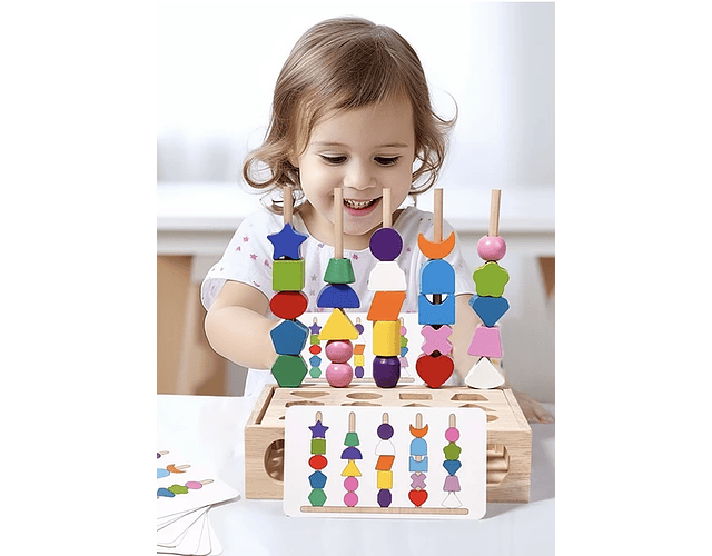 Juguete Didactico De Encaje Y Motrocidad 36+