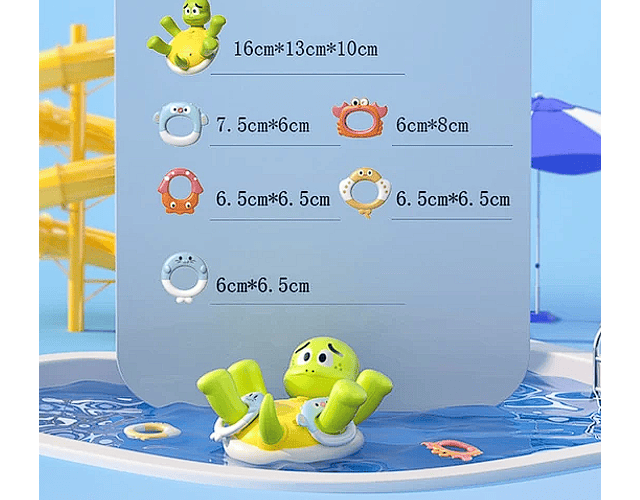 Juguete De Agua Tortuga 