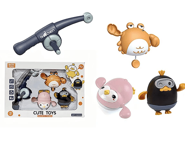 Juguete Set Para Pescar En La Ducha