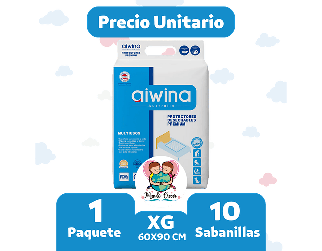 Sabanilla Aiwina 10 uds