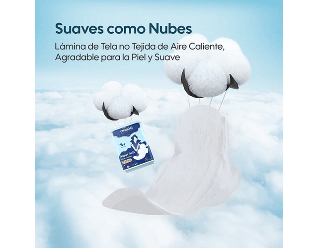 Toalla femenina Aiwina Dia 8 uds