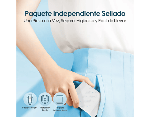 Toalla femenina Aiwina Dia 8 uds