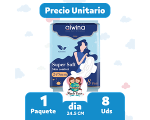 Toalla femenina Aiwina Dia 8 uds