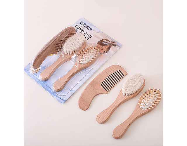 Cepillo Madera 3 uds 