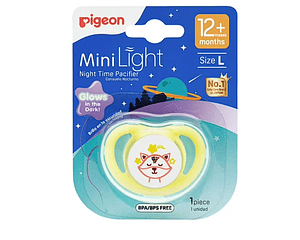 Chupete Mini light Night Tamaño L Zorro Amarillo 1 pzs