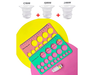 Regla para medir tetinas