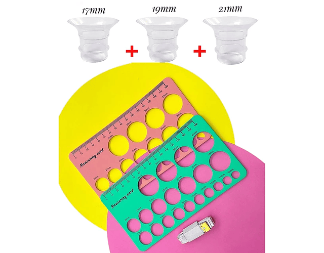 Regla para medir tetinas