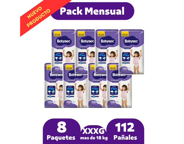  Babysec Premium XXXG 1112 pañales