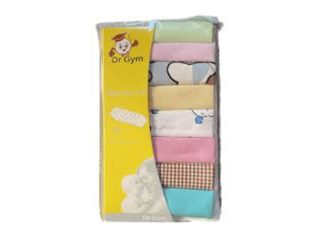 Pack de 8 Pañitos para Bebé 9 x 9 pulgadas