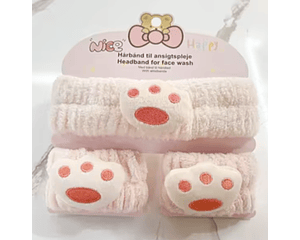 Cintillo y Muñequera para Skin Care