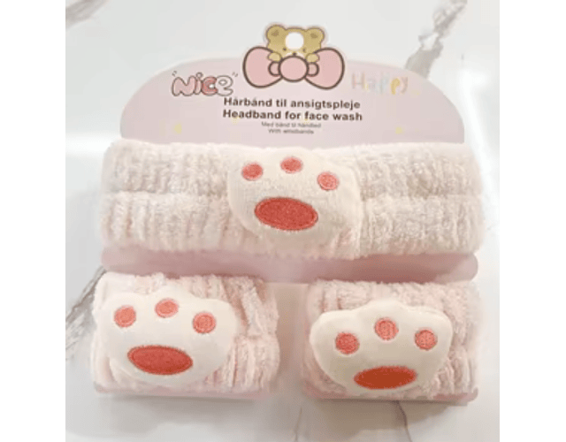 Cintillo y Muñequera para Skin Care