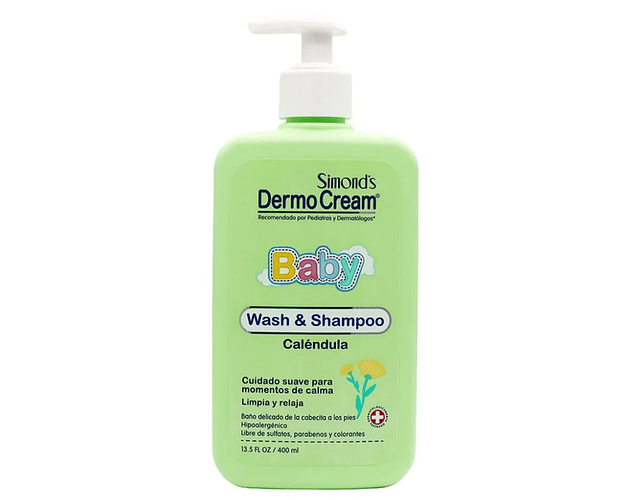 Baby Wash & Shampoo DermoCream Simond's Caléndula 
