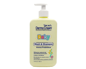 Baby Wash & Shampoo DermoCream Simond's Avena Prebiótica