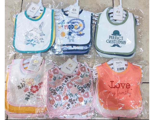 Set Babero 3 unidades