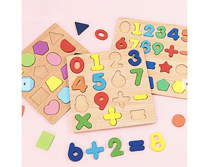 Juguete Aprende Numeros - Letras Y Figuras 