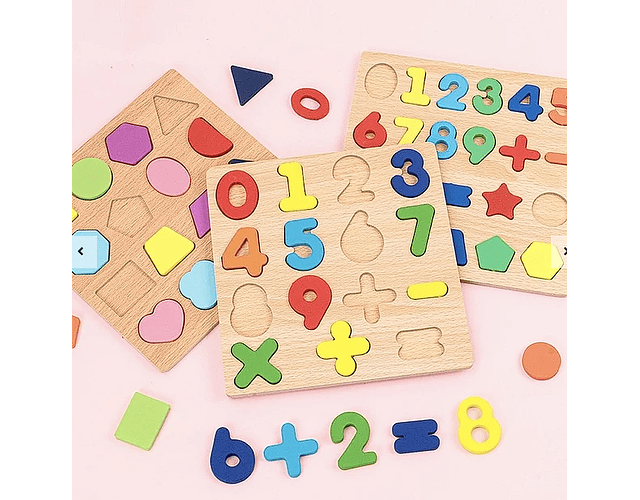 Juguete Aprende Numeros - Letras Y Figuras 