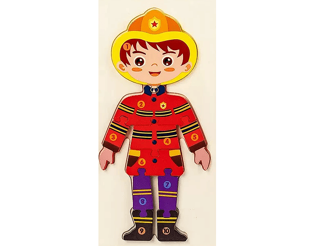 Juguete De Madera Profesiones