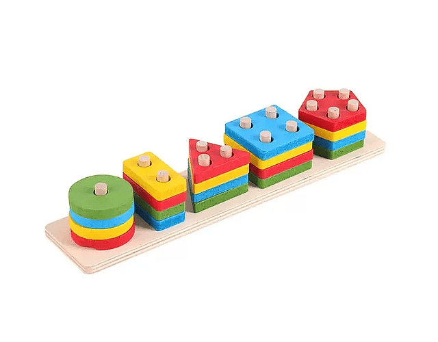 Juguete Figuras Geometricas De Encaje 