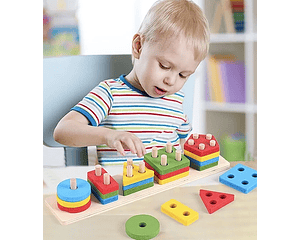 Juguete Figuras Geometricas De Encaje 