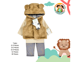 Conjunto Peludo Marca Pl-Baby 