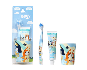 Blister + vaso + cepllo + pasta de dientes 50 grs stich