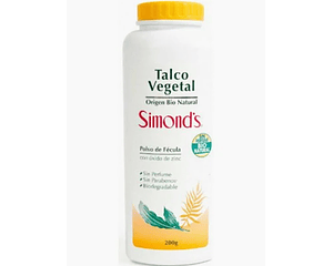 Talco Vegetal Simond's Polvo de Fecula 200g