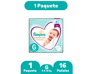 Pampers Premium Care G 16 pañales