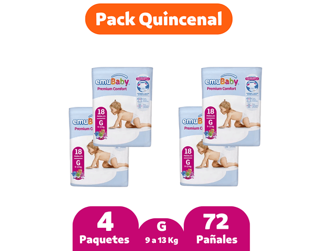 Emubaby Comfort G 18 Pañales