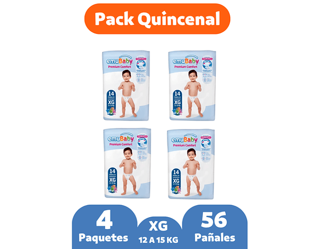 Emubaby Comfort XG 14 Pañales