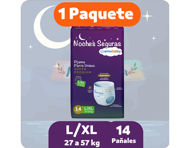 Emubaby Noches Seguras L/XL