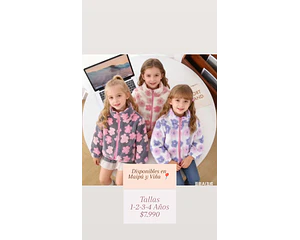 Poleron Niña Talla 1-2-3-4 Años