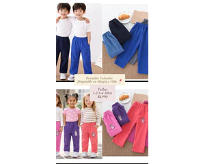 Pantalon Niños Talla 1-2-3-4 Años