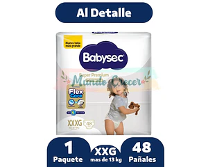 Babysec Super Premium XXXG 48 pañales