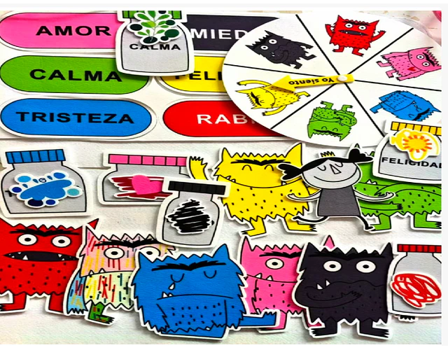 Juguete Mounstros de Colores
