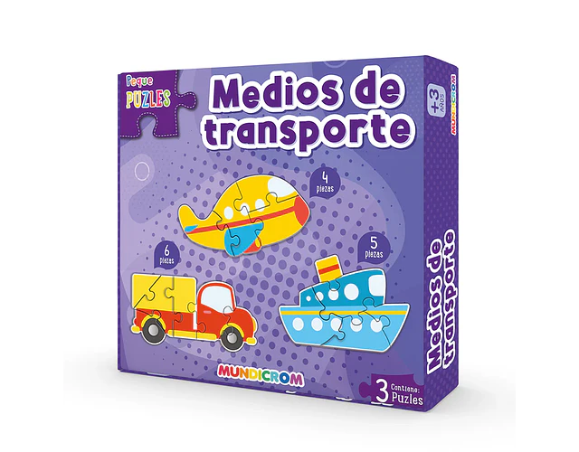 MEDIOS DE TRANSPORTE - PEQUE PUZLES