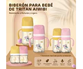 Mamadera Aiwibi Antigases para bebés 180 ml