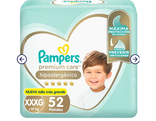 Pampers Premium Care Pants XXG 52 Pañales