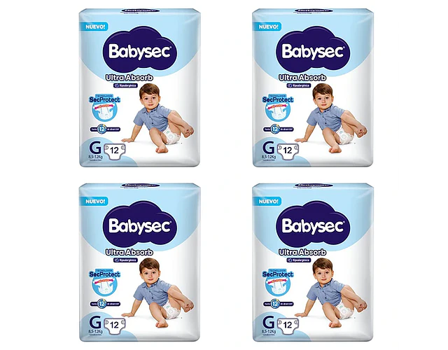 Babysec Ultra Absorb G 48 Pañales