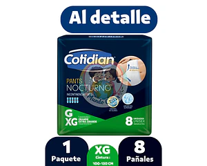 Cotidian Pants Nocturno G_XG 8 Pañales