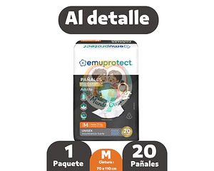 Pañal para adultos EmuPROTECT M 20 unidades
