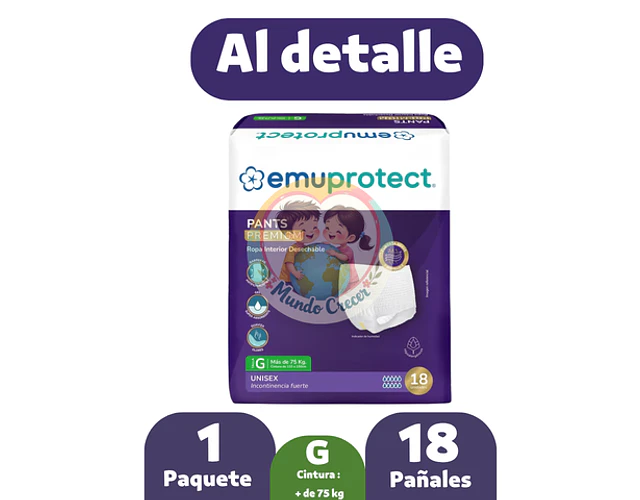EmuProtect Pants G 18 Pañales