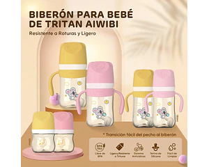 Mamadera Aiwibi Anticolicos para bebés 270 ml