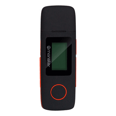 Reproductor Mp3 Monster 16gb, Memoria Expandible Color Negro