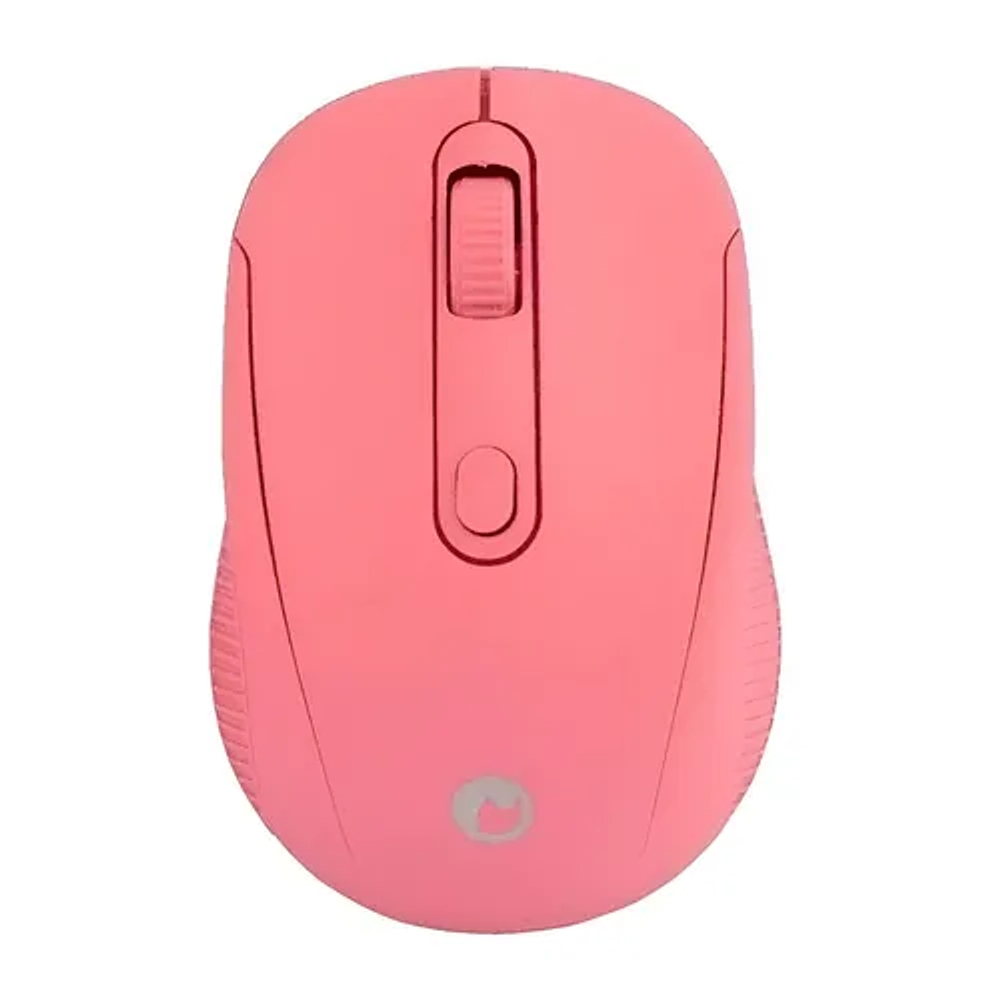 Mouse Inalámbrico Óptico Usb + Pilas Rosado Fiddler