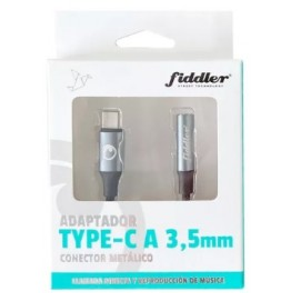 Adaptador de Audífonos Type C a Jack 3.5 Mm Fiddler