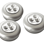 Luz De Toque Led Pack De 3 Macrotel Gris