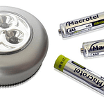 Luz De Toque Led Pack De 3 Macrotel Gris