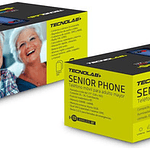 Teléfono Senior Tecnolab 4g Adulto Mayor Almeja Negrotl456bk
